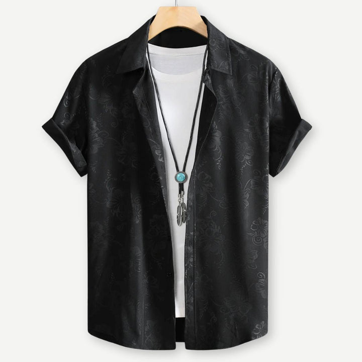 Relaxed Phantom Petals Shirt-Melbourne Meadow