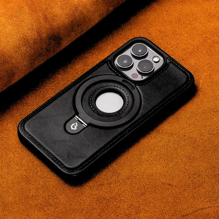 iPhone Leather Case with Magsafe-Melbourne Meadow