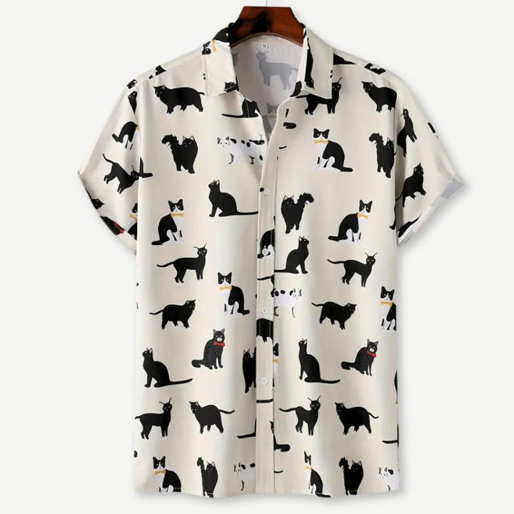 Relaxed Whisker Wonderland Shirt-Melbourne Meadow