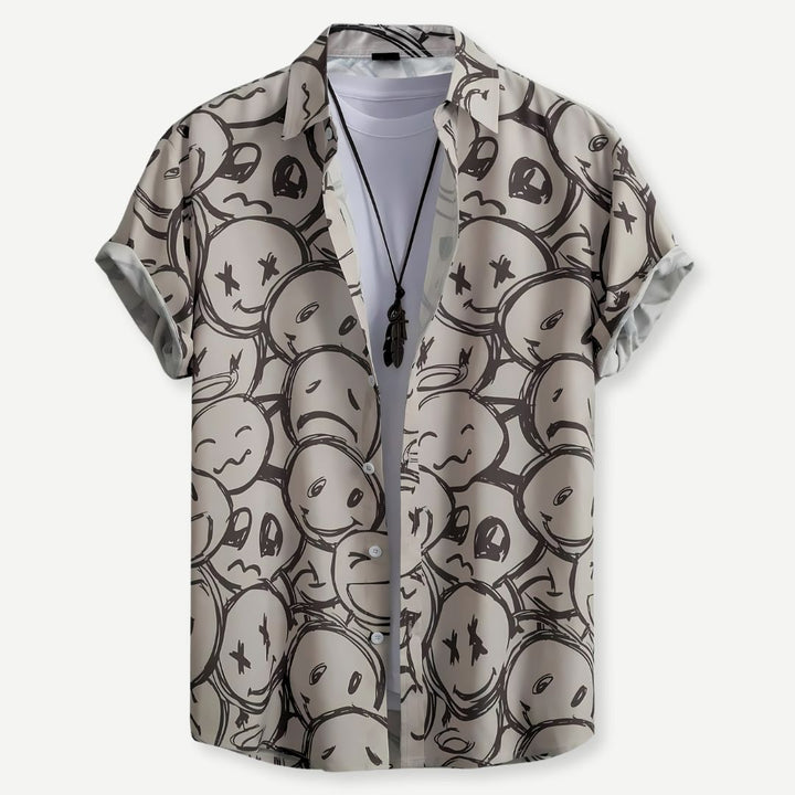Relaxed "State of Mind" Shirt-Melbourne Meadow