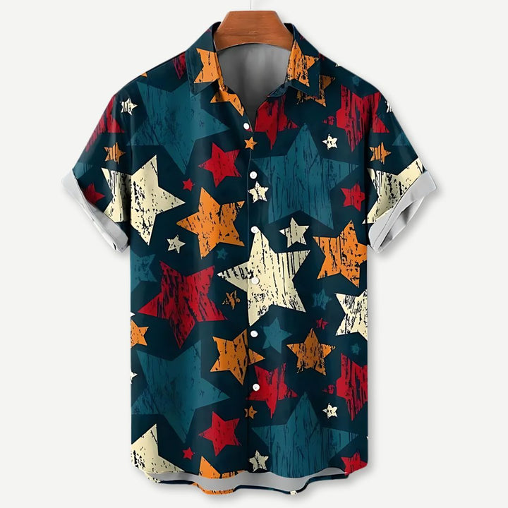 Relaxed "Starry Night" Shirt-Melbourne Meadow