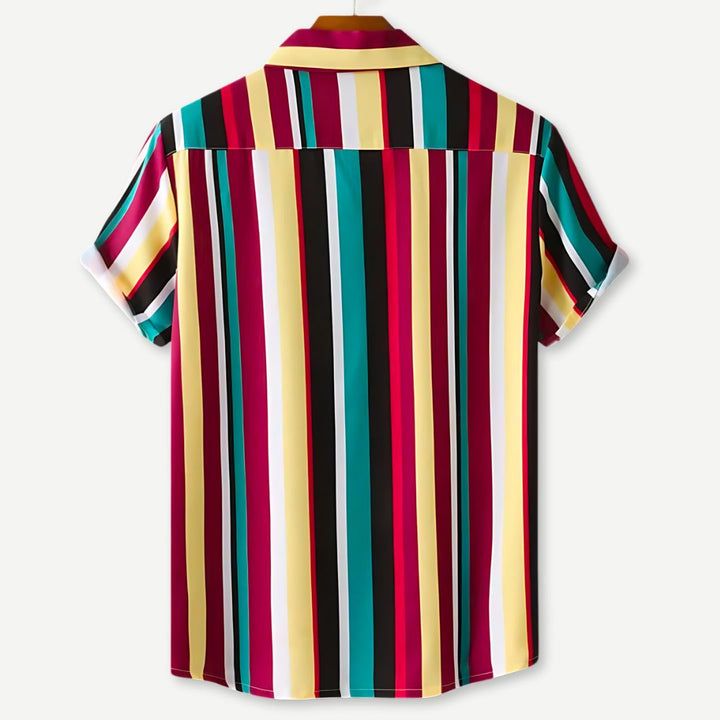 Relaxed Striped Shirt-Melbourne Meadow