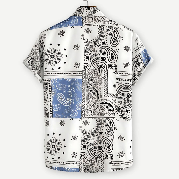 Relaxed Paisley Pattern Shirt-Melbourne Meadow