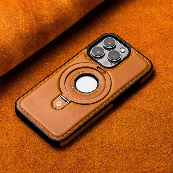 iPhone Leather Case with Magsafe-Melbourne Meadow