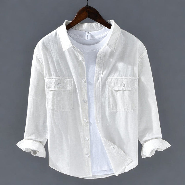 Valdoro 100% Cotton Shirt-Melbourne Meadow