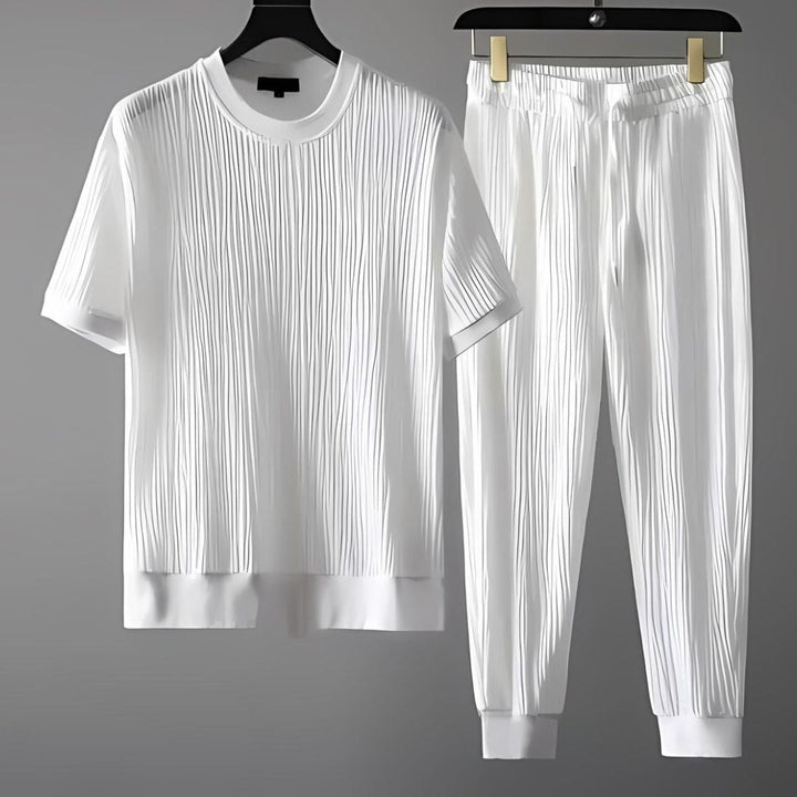 Lux Ribbed Set-Melbourne Meadow