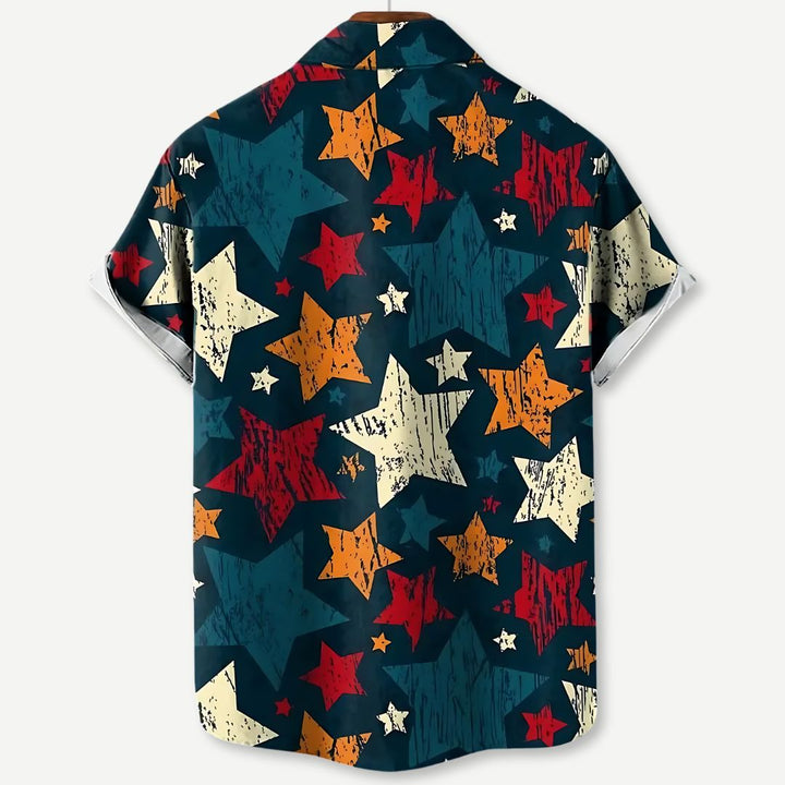Relaxed "Starry Night" Shirt-Melbourne Meadow