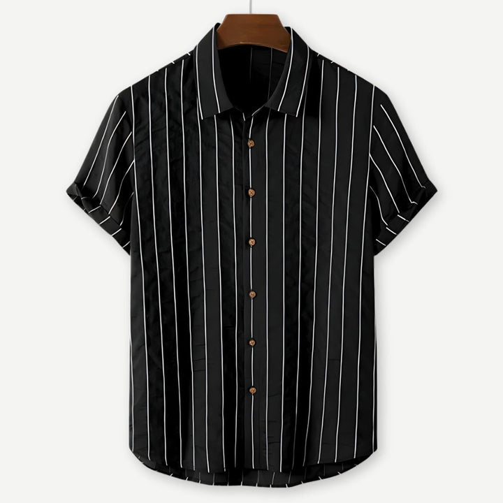 Relaxed Pinstripe Shirt-Melbourne Meadow