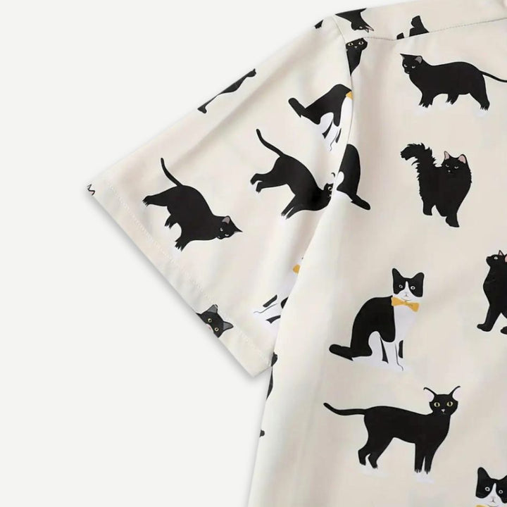 Relaxed Whisker Wonderland Shirt-Melbourne Meadow