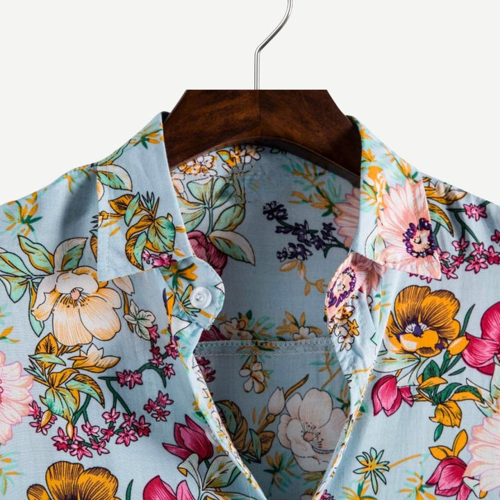Relaxed Summer Bloom Shirt-Melbourne Meadow