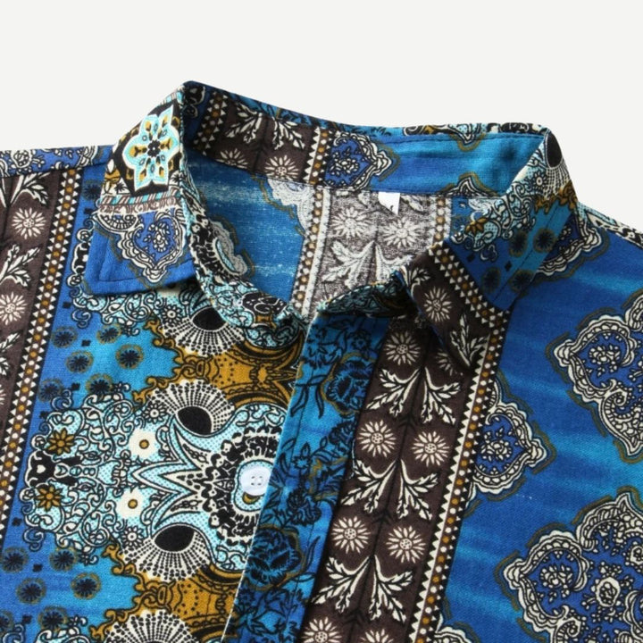 Relaxed Mosaic Majesty Shirt-Melbourne Meadow
