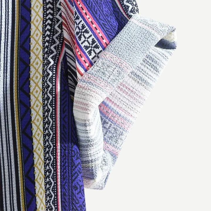 Relaxed Mosaic Indigo Shirt-Melbourne Meadow