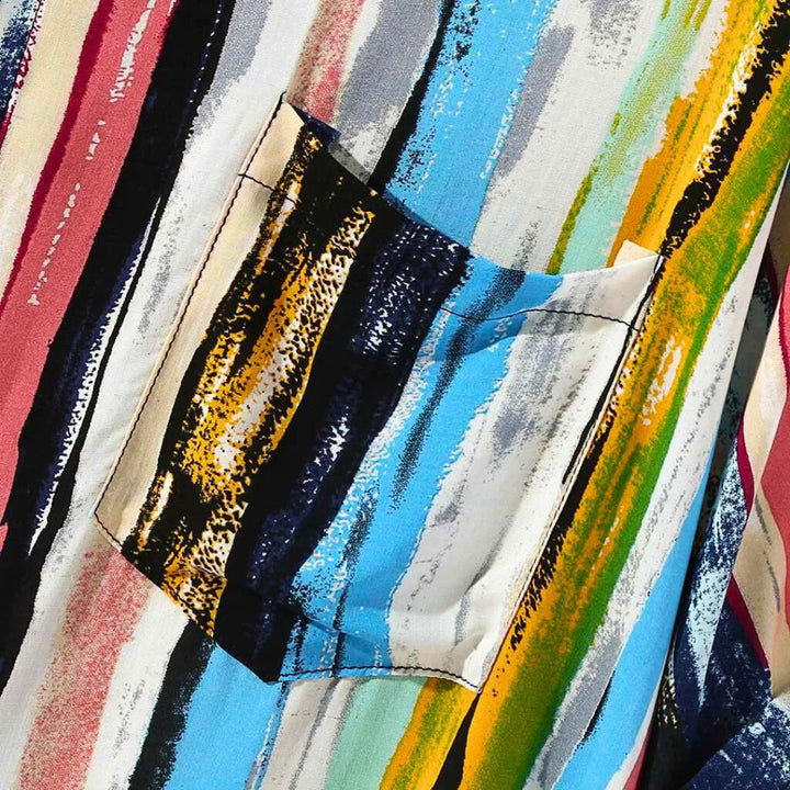 Relaxed Brushstroke Shirt-Melbourne Meadow