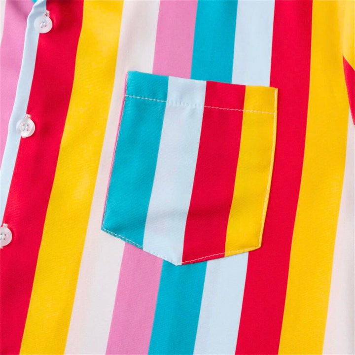 Relaxed Striped Shirt-Melbourne Meadow