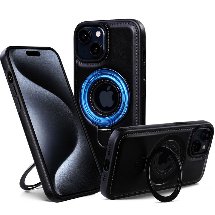 iPhone Leather Case with Magsafe-Melbourne Meadow