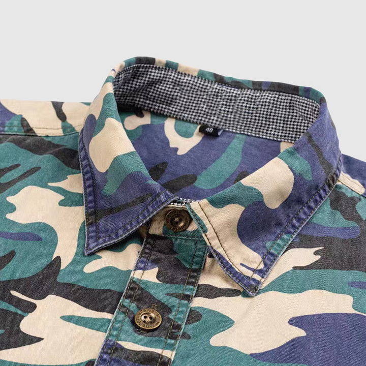 Jaxon Camo Long Sleeve-Melbourne Meadow