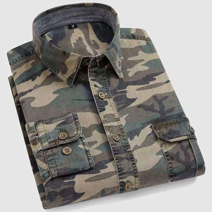 Jaxon Camo Long Sleeve-Melbourne Meadow