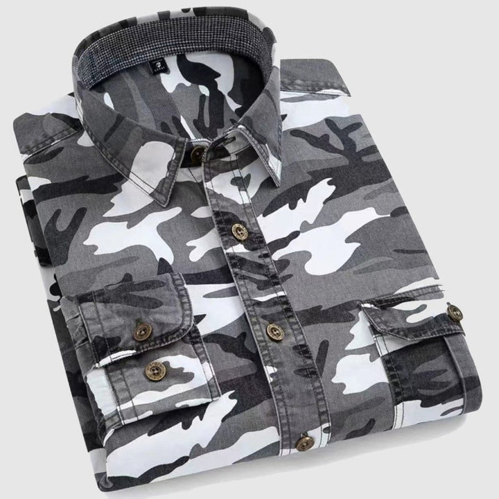 Jaxon Camo Long Sleeve-Melbourne Meadow