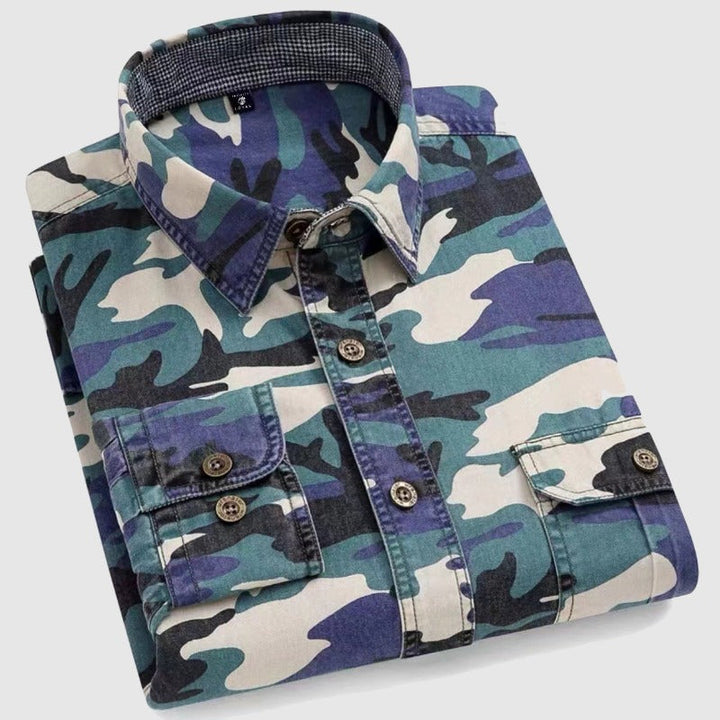 Jaxon Camo Long Sleeve-Melbourne Meadow
