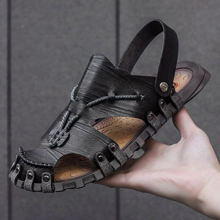 Tribal Genuine Leather Sandals-Melbourne Meadow