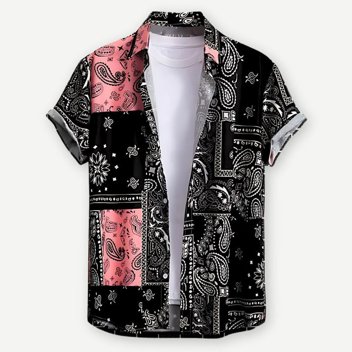 Relaxed Paisley Pattern Shirt-Melbourne Meadow