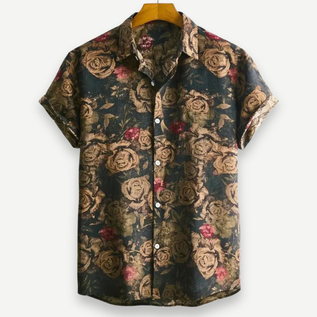 AirLight Golden Bloom Shirt-Melbourne Meadow