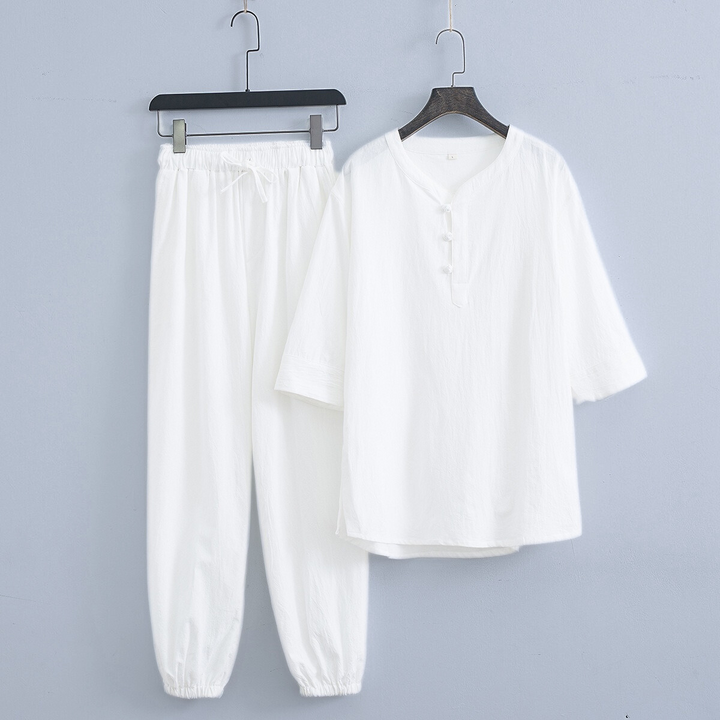 Zaranta Linen Two Piece Set-Melbourne Meadow