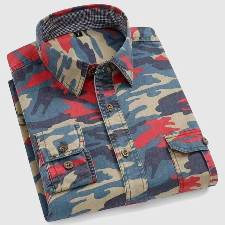 Jaxon Camo Long Sleeve-Melbourne Meadow