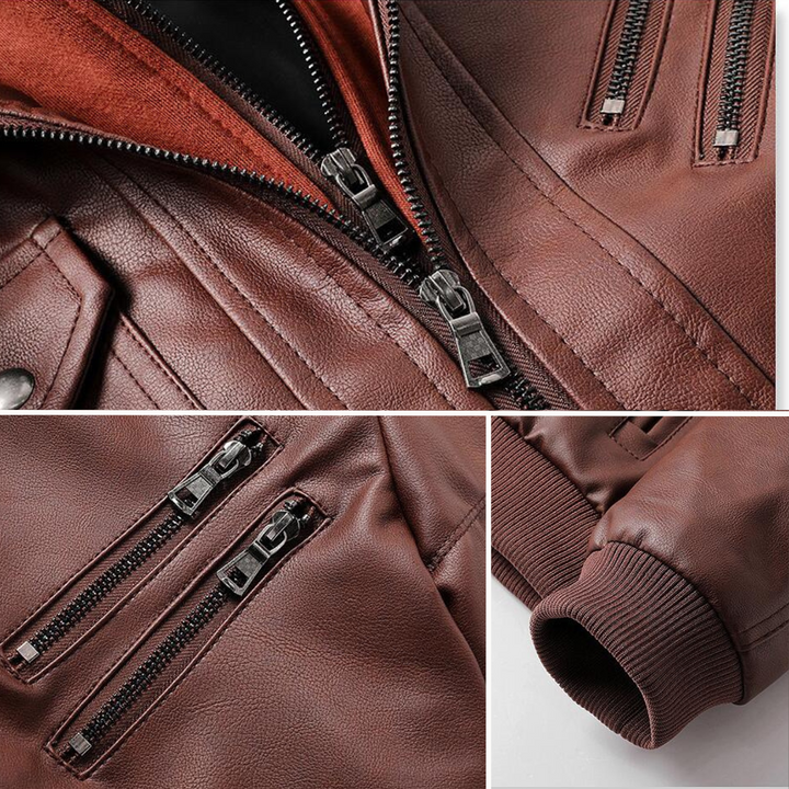 Archibald Premium Leather Jacket-Melbourne Meadow