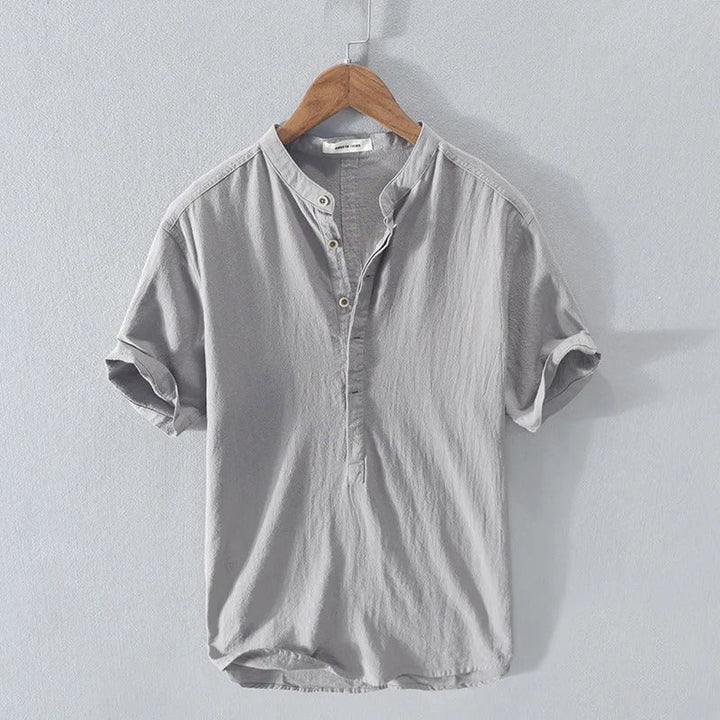 Malaga Premium Linen Shirt-Melbourne Meadow