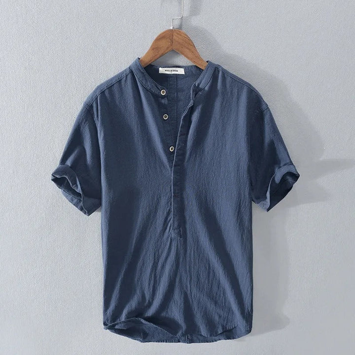 Malaga Premium Linen Shirt-Melbourne Meadow