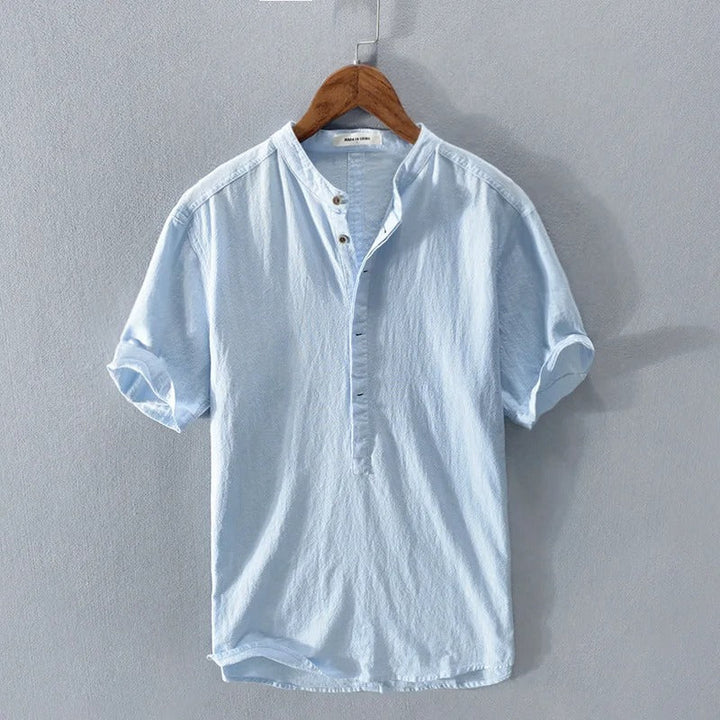 Malaga Premium Linen Shirt-Melbourne Meadow