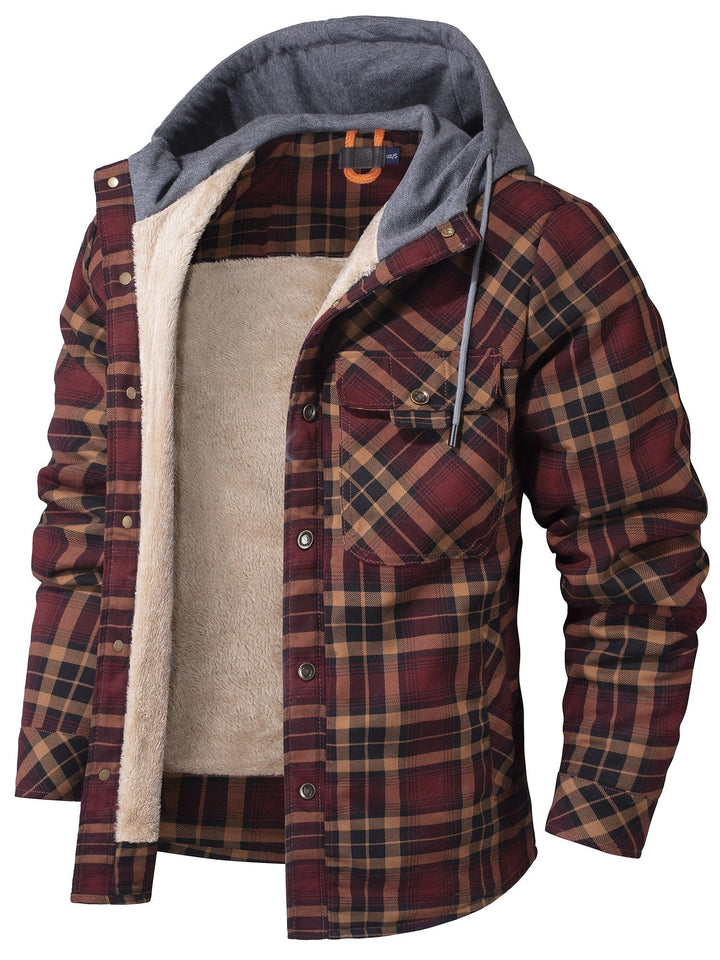 Highlander Hooded Flannel Jacket (9 Designs) - Melbourne Meadow