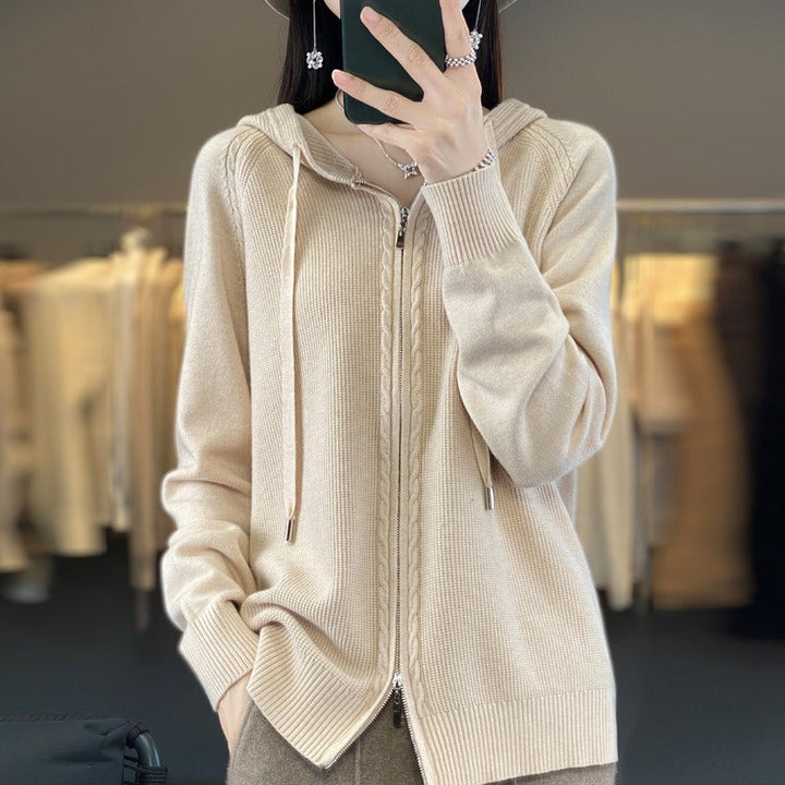 Florence Zipper Hoodie - Melbourne Meadow