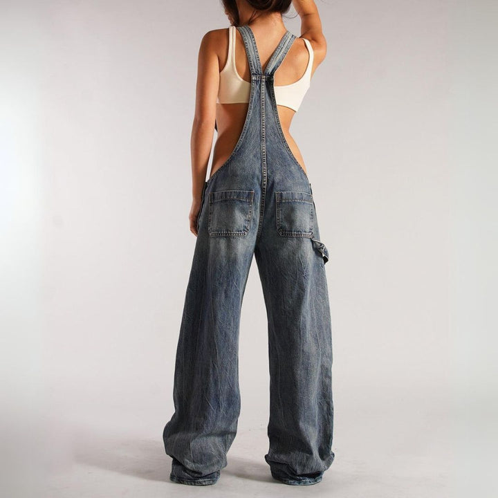 Harper Denim Overalls - Melbourne Meadow