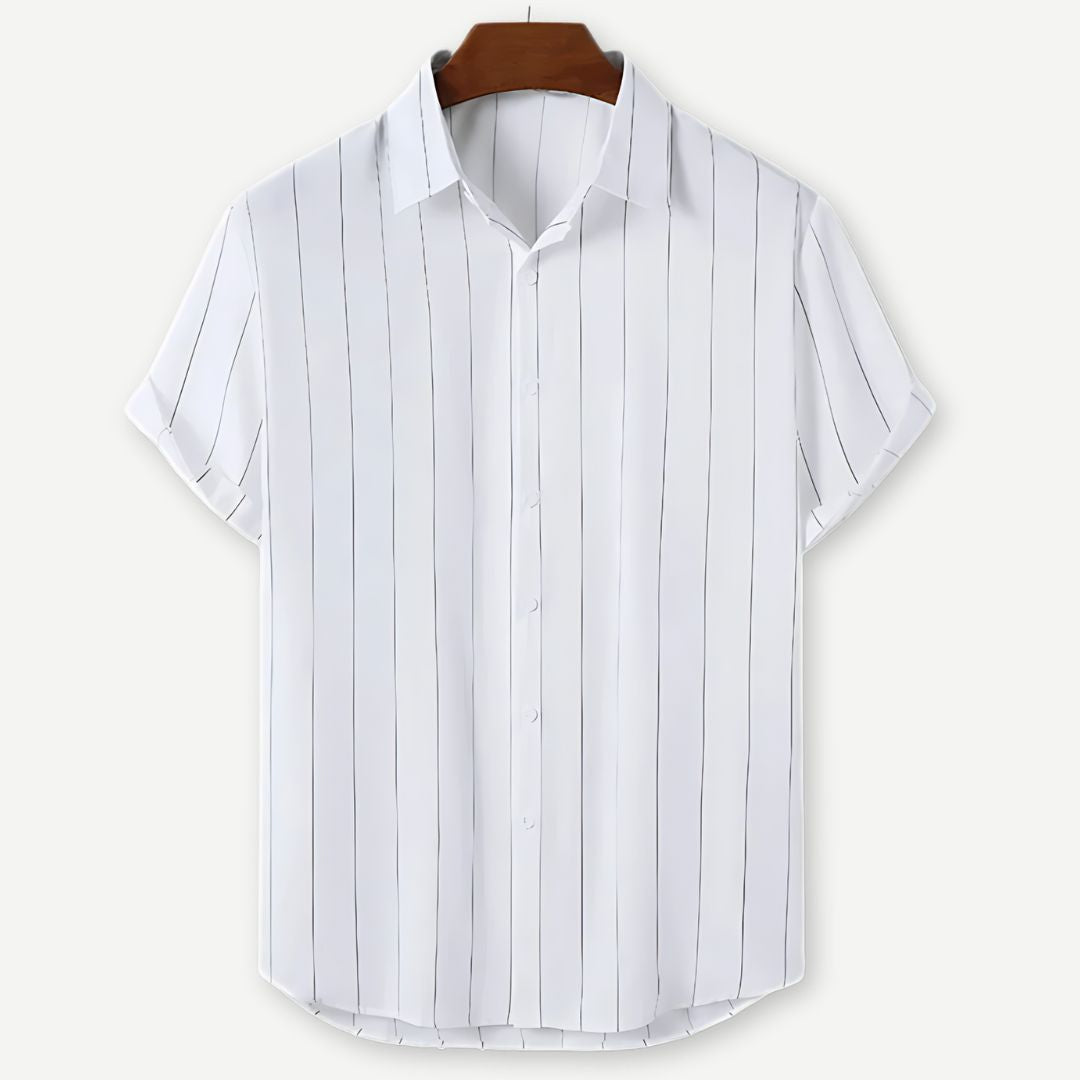 Relaxed Pinstripe Shirt - Melbourne Meadow