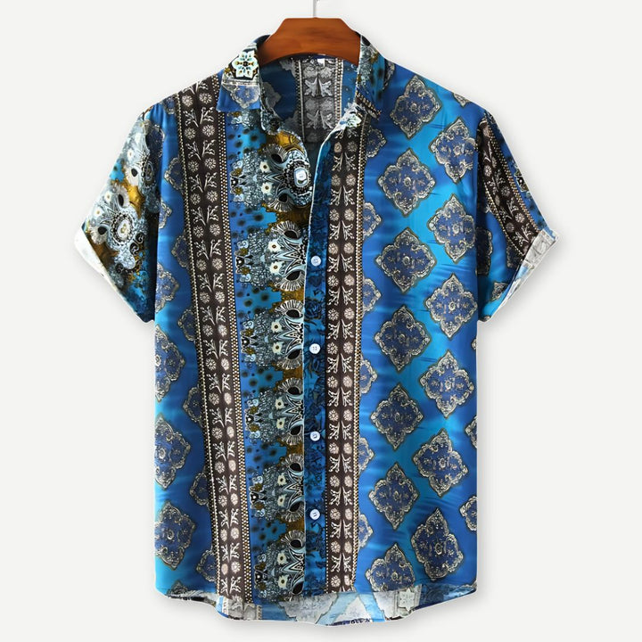 Relaxed Mosaic Majesty Shirt - Melbourne Meadow