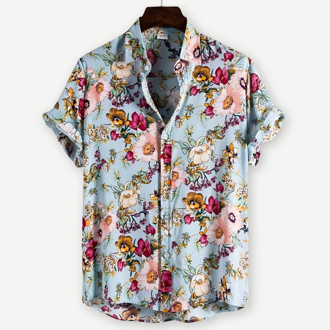 Relaxed Summer Bloom Shirt - Melbourne Meadow