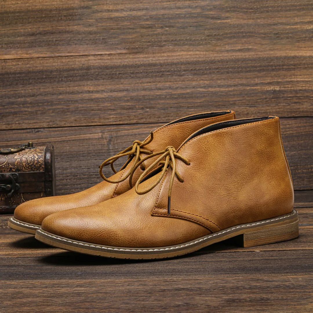 Genuine Leather Chukka Boots - Melbourne Meadow