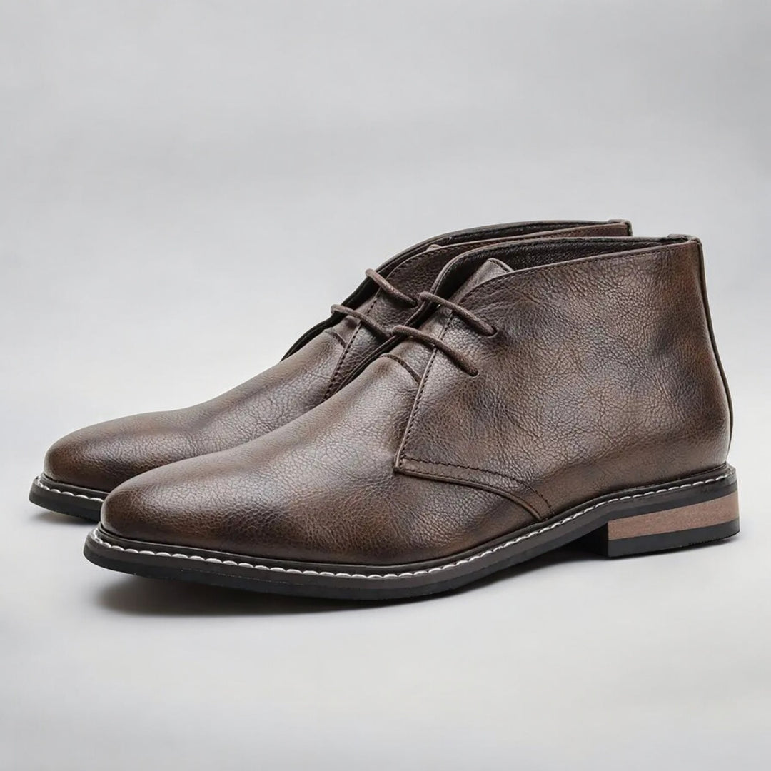 Genuine Leather Chukka Boots - Melbourne Meadow