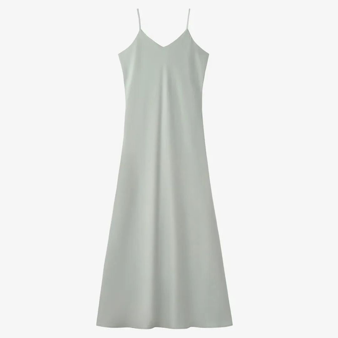 Satin Slip Dress - Melbourne Meadow