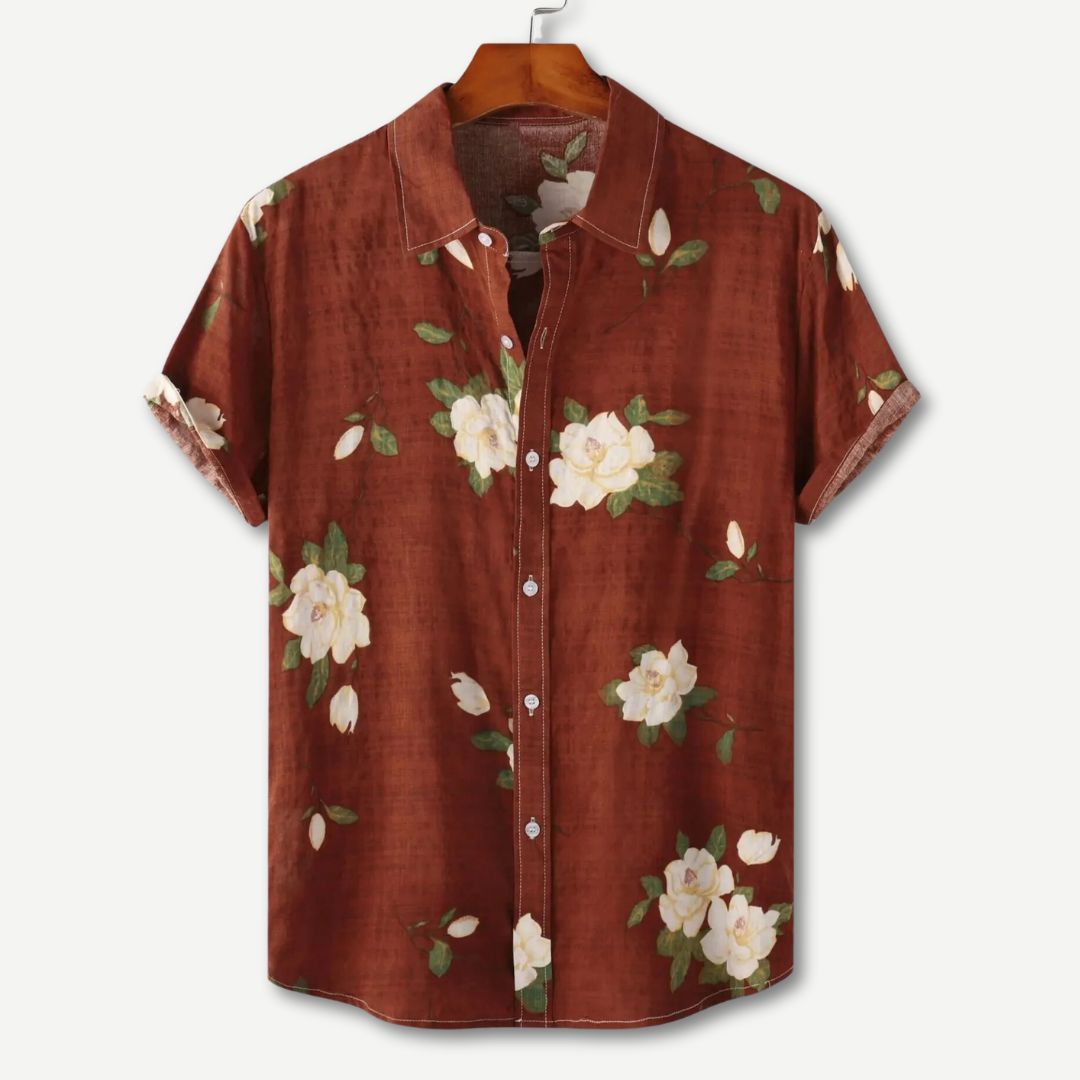 Relaxed Floral Breeze Shirt - Melbourne Meadow