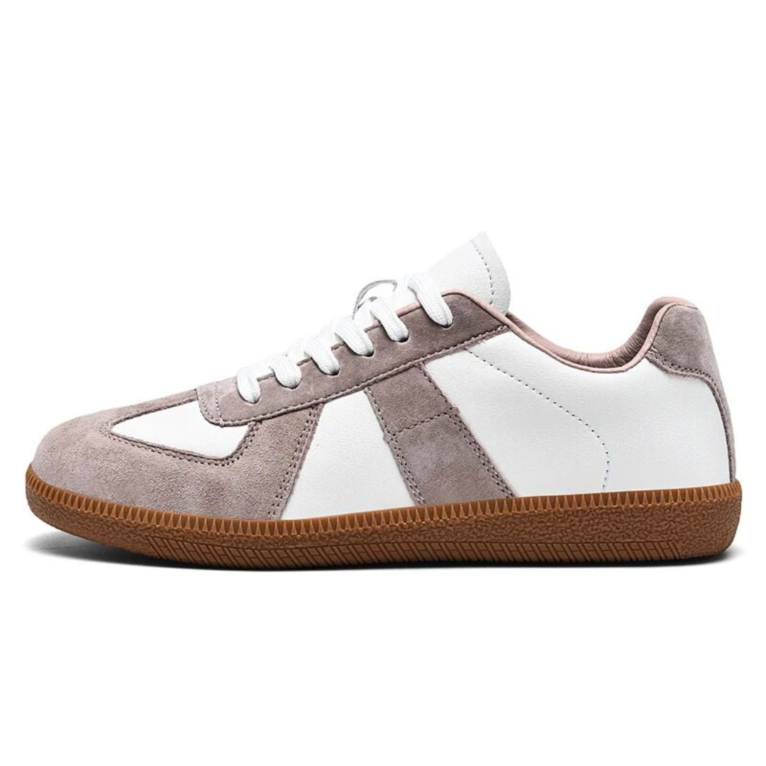 Premium Leather + Suede Sneakers - Melbourne Meadow