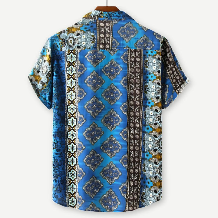 Relaxed Mosaic Majesty Shirt - Melbourne Meadow