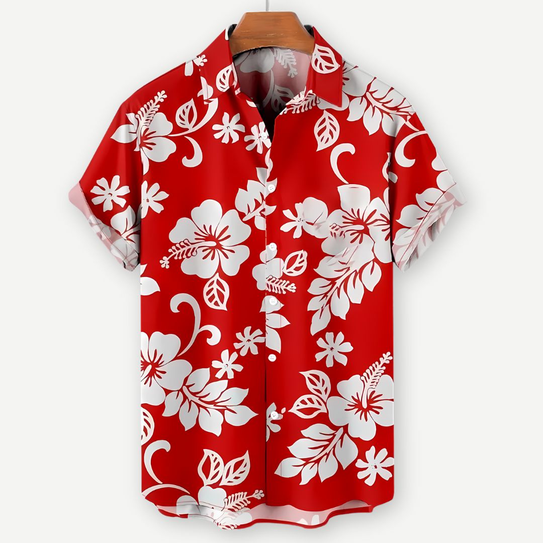 Relaxed Island Breeze Shirt - Melbourne Meadow