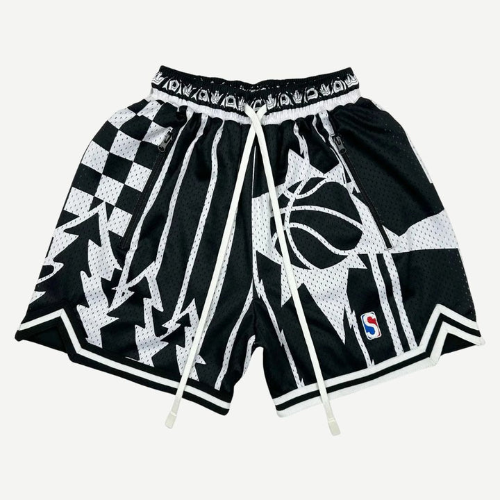 Retro Hooper Shorts - Melbourne Meadow