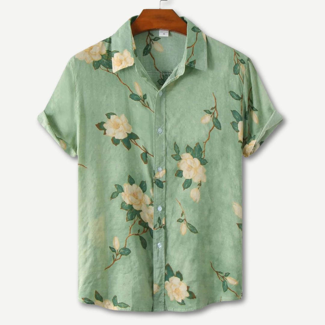 Relaxed Floral Breeze Shirt - Melbourne Meadow