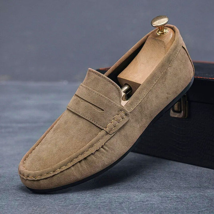 Suede Driving Loafers - Melbourne Meadow