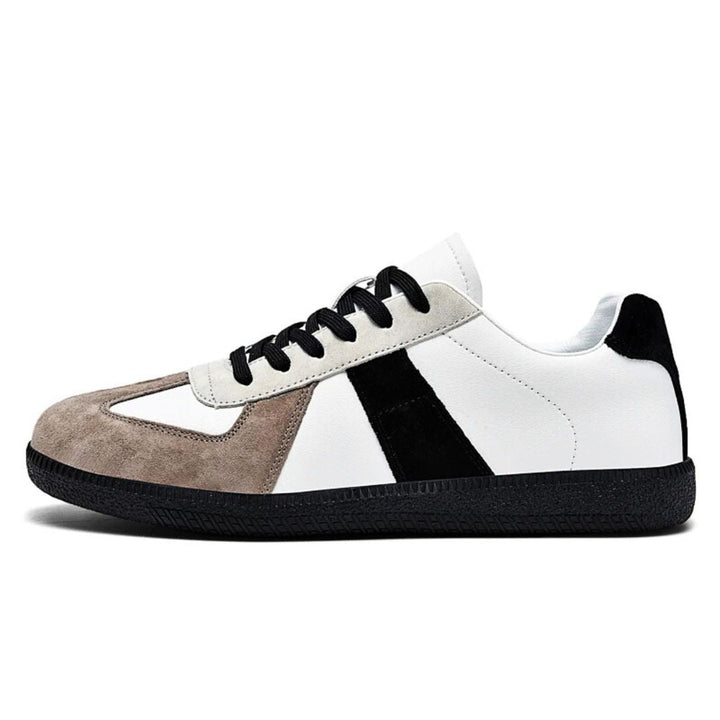 Premium Leather + Suede Sneakers - Melbourne Meadow