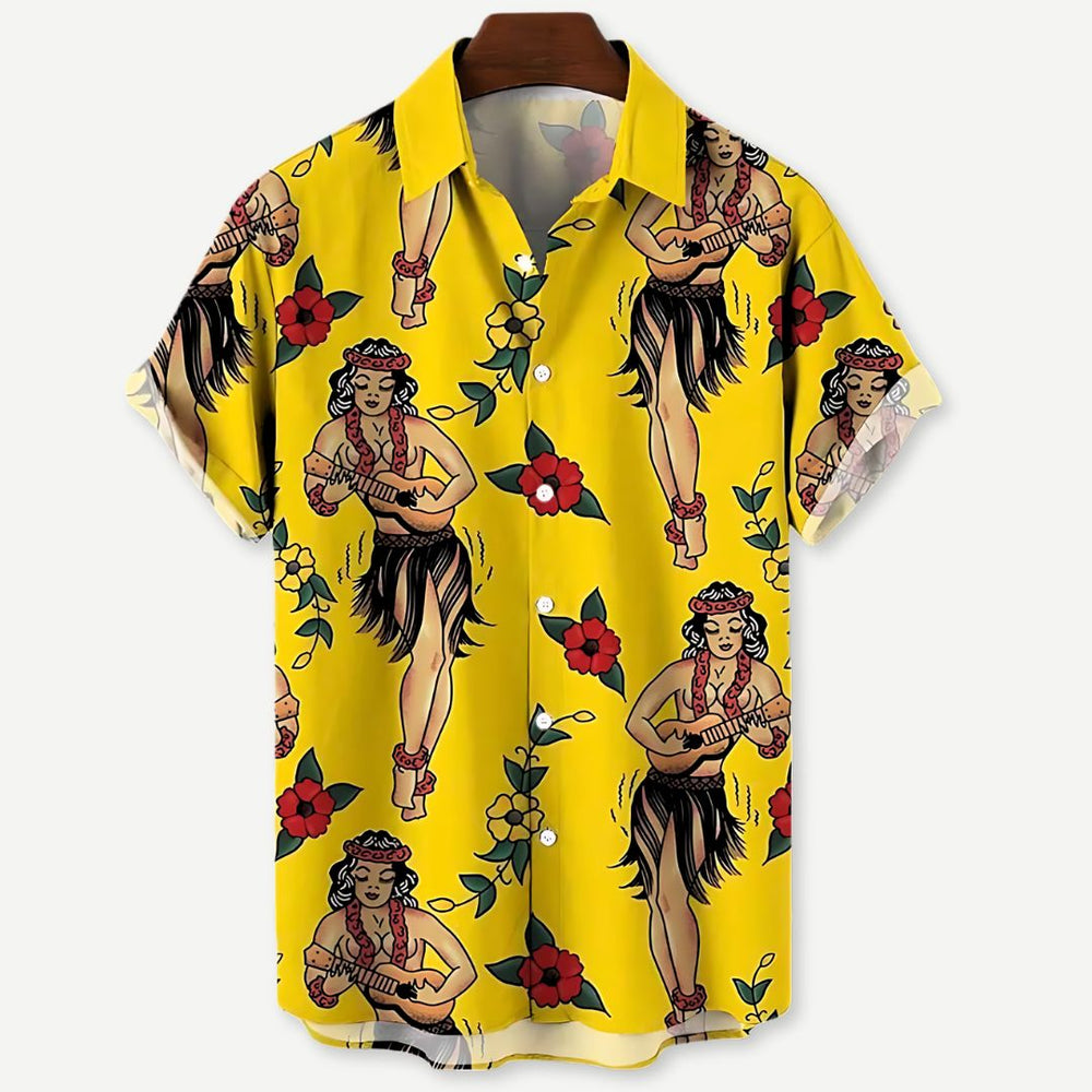 Relaxed "Luau Vibes" Shirt - Melbourne Meadow